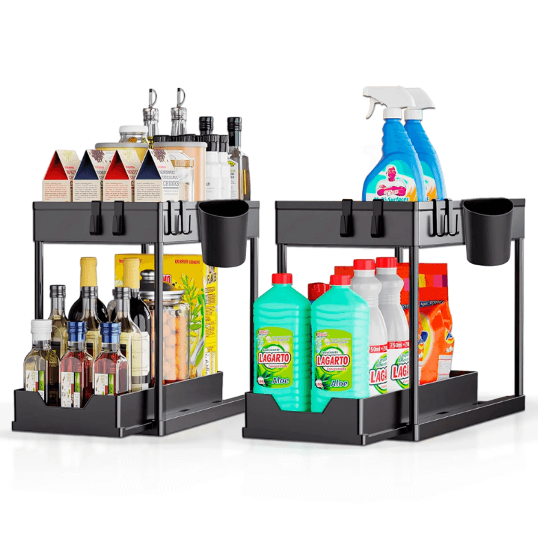 Organizador Multiusos com Gaveta e Ganchos