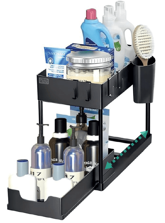 Organizador Multiusos com Gaveta e Ganchos